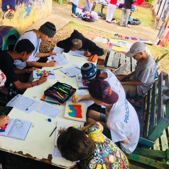 Registro da Casa do Hip Hop ao longo dos anos